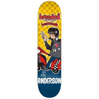 KROOKED ANDERSON KWADROPHENIA 8.06" TAVOLA SKATEBOARD