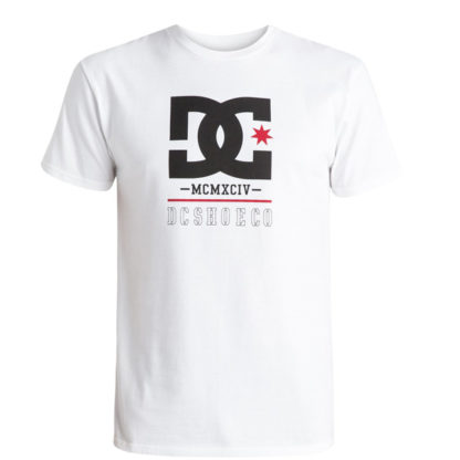 DC SHOES RACKETT T-SHIRT WHITE