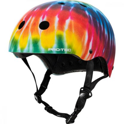 pro-tec helmet classic certified tie dye casco da skate