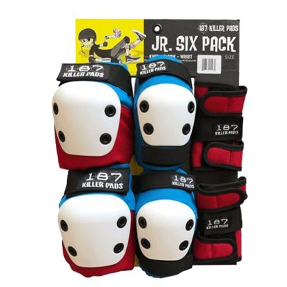 187 KILLER PADS JR. SIX PACK RED/WHITE/BLUE