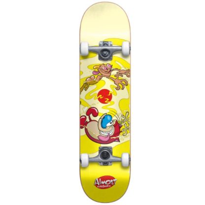 Almost-Ren-Stimpy-Drain-Skateboard -Complete-8.0