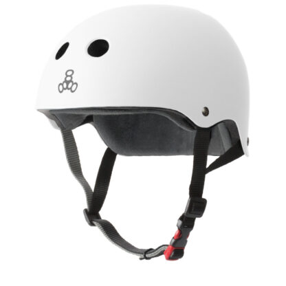 Triple-Eight-Certified-Sweatsaver-Helmet-White-Rubber-